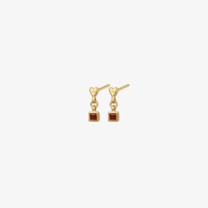 Eros Drop Studs Gold Vermeil