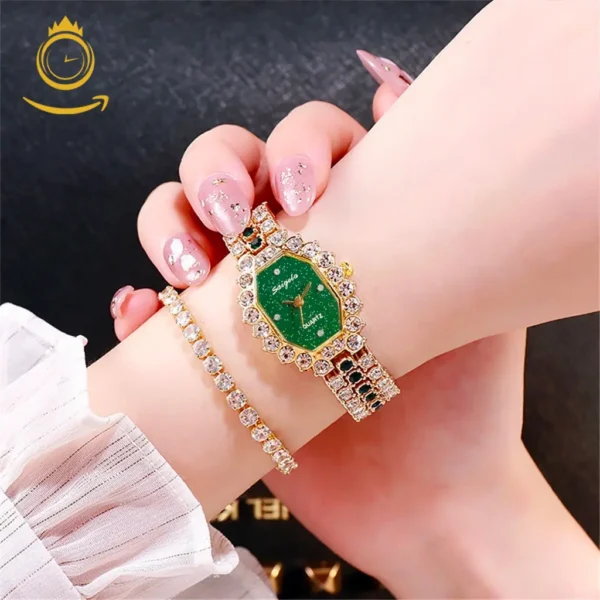 diamant pour femme ensemble de montres produits les plus connus marque reloj mujer 2023